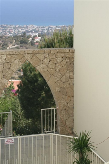 Hilarion Court, North Cyprus, traditional arch, sea views