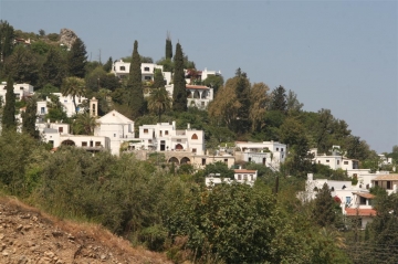 Hilarion Court North Cyprus, overlooking Karmi (Karaman)